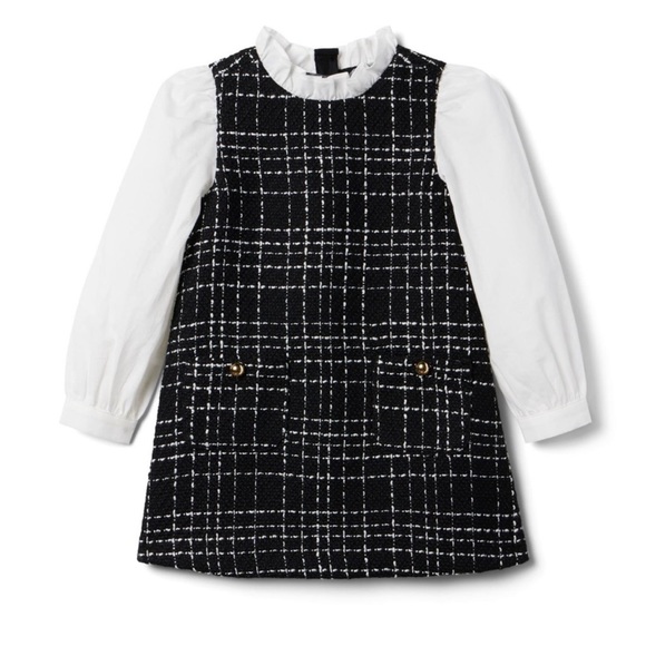 Janie and Jack THE DOWNTOWN TWEED DRESS NWT Kids